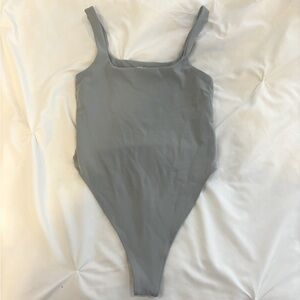 Sage green body suit